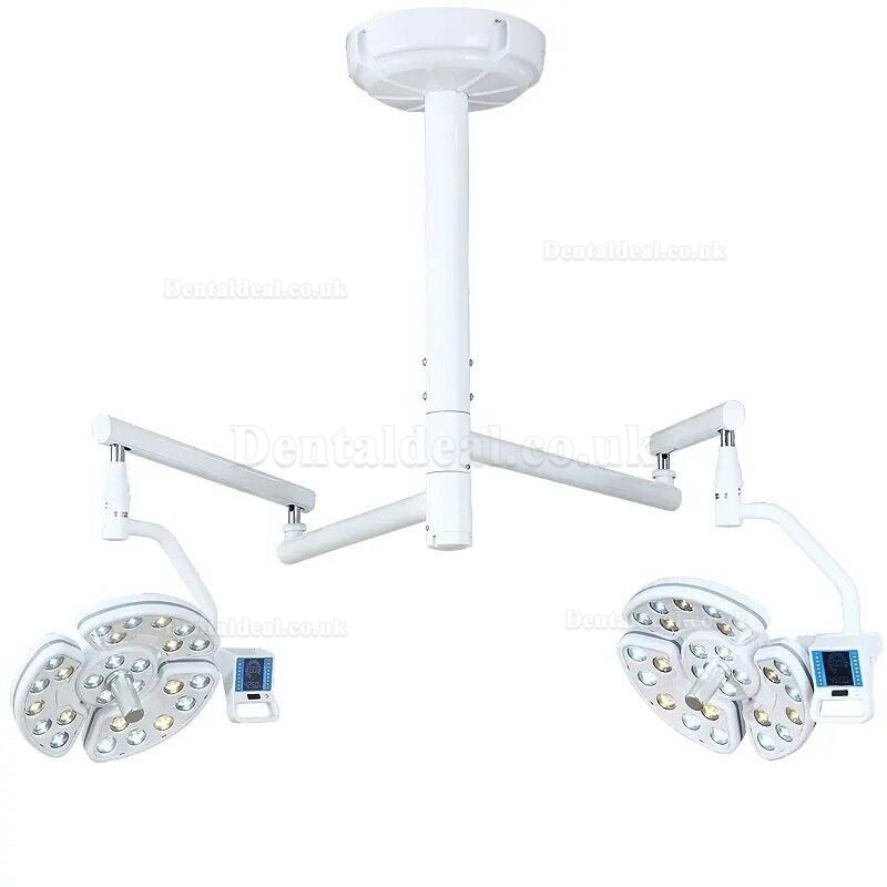 Dental Ceiling Mounted Surgical Shadowless Lamp LED Operation Exam Light 52 LEDs KY-P138-2